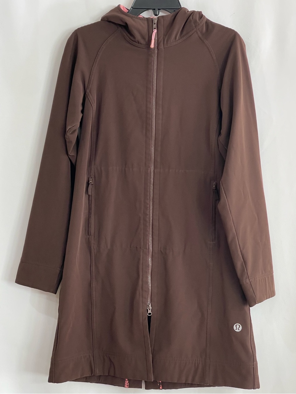 Lululemon Rain Rebel Long Utility Jacket – Brown Earth